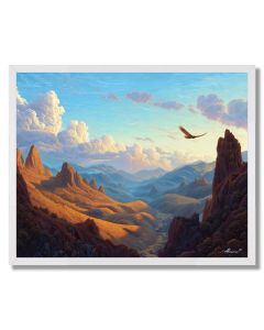 SKYLARK SPIRIT HILLSIDE - FRAMED