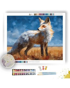 CRYSTAL FOX PLAINS - Paint by Numbers Full Kit