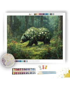 FLORABACK BEAR GROVE - Paint by Numbers Full Kit
