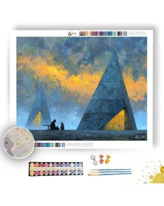 MUTED SOFT FIGURE - Paint by Numbers Full Kit
