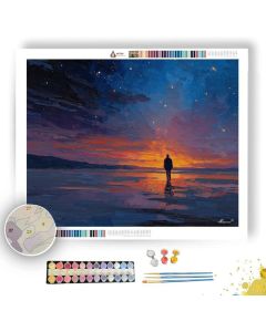 WARM CALM FRAME - Paint by Numbers Full Kit