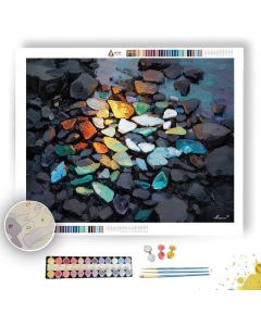 FLOWING GESTURE - Paint by Numbers Full Kit