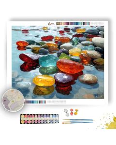 BRIGHT WARM COLOR - Paint by Numbers Full Kit