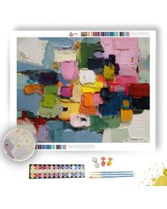 FLOWING GROUNDED SCENE - Paint by Numbers Full Kit