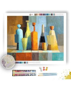QUIET STILL SHAPE - Paint by Numbers Full Kit