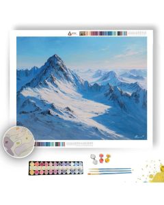 SILENTGLACIER RIDGE - Paint by Numbers Full Kit