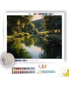 DUSKFLOW RIVERBEND - Paint by Numbers Full Kit
