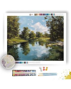 PASTFUTURE RIVERBEND - Paint by Numbers Full Kit