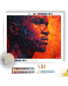 GRAPHIC BOLD SCENE - Paint by Numbers Full Kit
