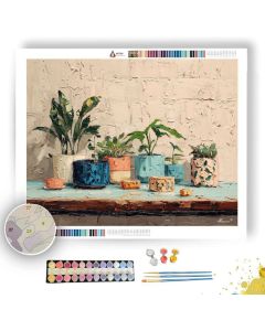 FLOWING MUTED EDGE - Paint by Numbers Full Kit