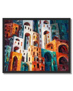 FLOWING BOLD GESTURE - FRAMED