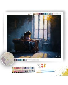 CHARGED OPEN COMPOSITION - Paint by Numbers Full Kit