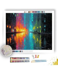 FLOWING SCENE - Paint by Numbers Full Kit