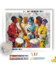 CHARGED RHYTHM - Paint by Numbers Full Kit