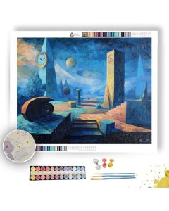 FOCUSED SILENT OUTLINE - Paint by Numbers Full Kit