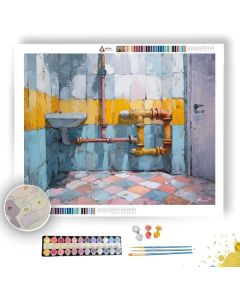 PLAYFUL SUBTLE PATTERN - Paint by Numbers Full Kit