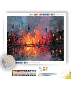DENSE LOW LIGHT - Paint by Numbers Full Kit