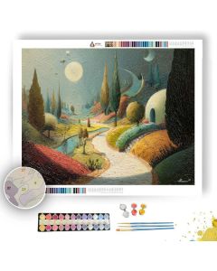 SUBTLE ODD FIGURE - Paint by Numbers Full Kit