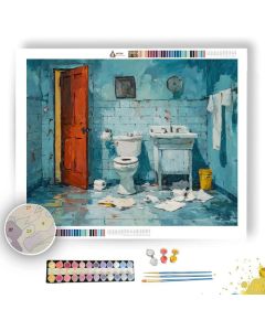 TENSE SILENT MOTION - Paint by Numbers Full Kit