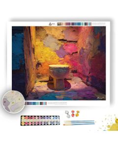 FLOATING TENSE TRACE - Paint by Numbers Full Kit