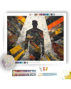 SILENT STRANGE FIGURE - Paint by Numbers Full Kit