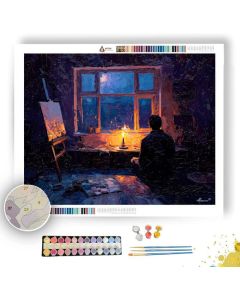 FLOATING OPEN GESTURE - Paint by Numbers Full Kit