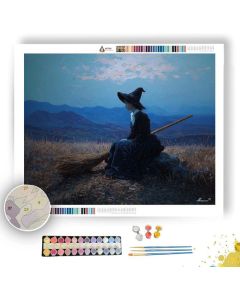 BROOMREST EVENING - Paint by Numbers Full Kit