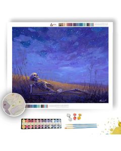 SKELETON STAR GAZE - Paint by Numbers Full Kit
