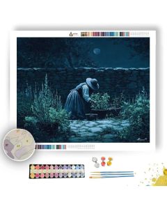 GARDEN MOON SPELL - Paint by Numbers Full Kit