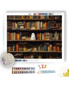 BOOKSTORE SPIRIT HELPER - Paint by Numbers Full Kit