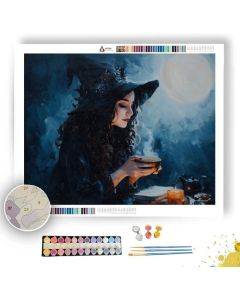 TEACUP MOON WITCH - Paint by Numbers Full Kit