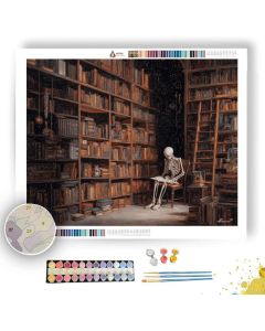 LIBRARY OF BONES - Paint by Numbers Full Kit
