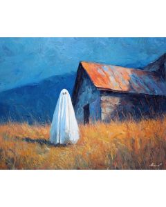 POSTCARD GHOST FRIEND