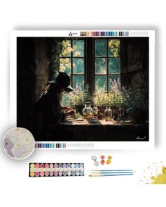 HERBWINDOW SPELL - Paint by Numbers Full Kit