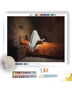 BEDTIME STORY GHOST - Paint by Numbers Full Kit