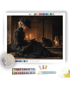 CATALIGHT WITCH - Paint by Numbers Full Kit