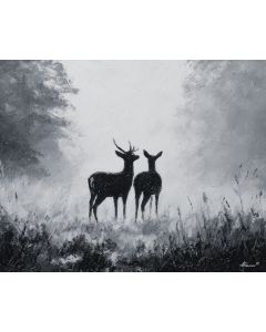 BALANCED TOUCH B&W - Paint by Numbers Full Kit