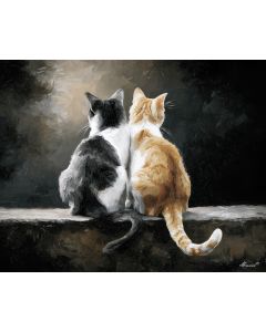 LINKED SOFT PAIR - Paint by Numbers Full Kit