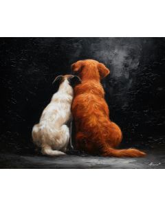 RESTING SILENT EMBRACE - Paint by Numbers Full Kit