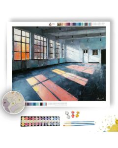 MOODY QUIET FRAME - Paint by Numbers Full Kit