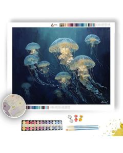 GRAPHIC GENTLE MOTION - Paint by Numbers Full Kit