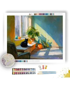 PLAYFUL LIGHT SHIFT - Paint by Numbers Full Kit