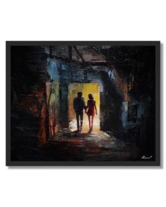 NIGHT FIGURES - FRAMED