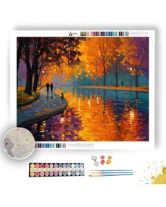 WINTER LAKE - Paint by Numbers Full Kit