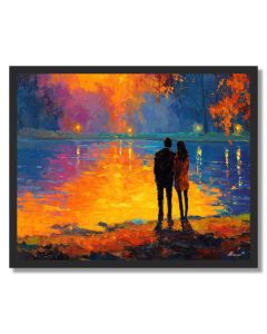 GLOWING REFLECTIONS - FRAMED
