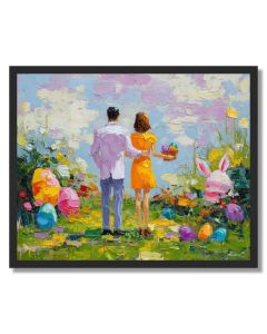 CHEERFUL SCENE - FRAMED