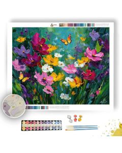 PLAYFUL GARDEN - Paint by Numbers Full Kit