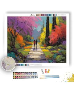FLOWING BLOOMS - Paint by Numbers Full Kit