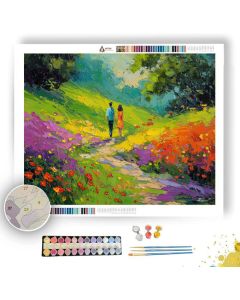 GREEN GARDEN - Paint by Numbers Full Kit