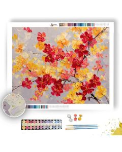 BLOOMING FLOW - Paint by Numbers Full Kit